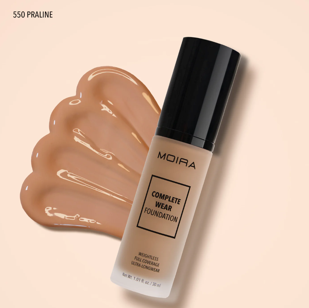 Moira Cosmetics Complete Wear Foundation - (550) Praline